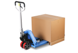 Le chargement peut être facilement transporté avec un transpalette ou un chariot élévateur.