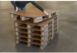 leur faible poids propre rend les palettes faciles à manipuler