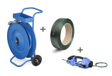 Kit de cerclage feuillard PET + OR-T 270 + dévidoir