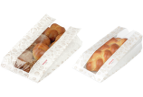 Sachet à soufflet avec bande visible «FRISCH & fein»
