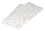 Sachet à soufflet avec bande de visibilité en papier cristal «FRISCH & fein»