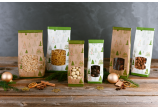 Sachet à fond plat en papier kraft NOËL EN FORET