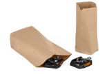 Sac à fond croisé brun