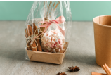 Sachet à fond croisé en cellulose régénérée