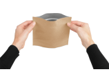 MECASEAL Sachet autoporteur en papier, protecteur des arômes