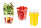 Clear Cup en rPET avec repère de niveau 