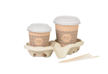 se combine parfaitement avec les gobelets pour boissons chaudes compostables en PLA