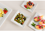 Assiette carrée en bagasse