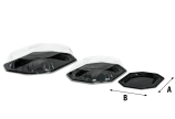 en 3 dimensions pratiques – couvercle en dôme idéal pour les plats moyens et grands