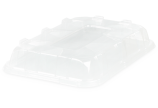rPET dom-couvercle pour le plat