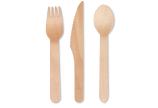 grâce à la fine couche de cire naturelle à base bio, il est particulièrement agréable de manger avec les couverts en bois robuste au goût neutre