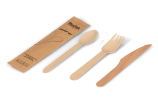Couverts en bois ciré