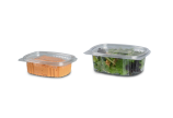 Gobelet traiteur en rPET rectangulaire avec couvercle