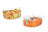 Saladier en rPET rectangulaire avec couvercle