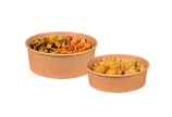 Barquette repas en carton  ronde