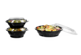 Saladier en rPET LIGHT rond & couvercle