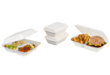 Boîte-repas en bagasse avec couvercle
