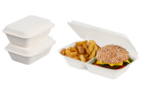Boîte-repas en bagasse avec couvercle