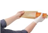 Un seul sachet pour toutes les étapes de production et de vente: insérez le contenu et disposez-le sur le comptoir, ...