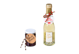 Étiquette cadeau et produits avec cordon de fermeture