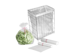 Corbeille grille pour ordures