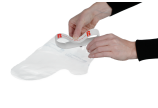 la manchette flexible permet de changer de gant rapidement