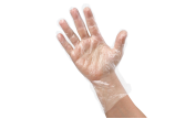 Gants HDPE bloqués, transparents