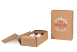 Carton cadeau pour bouteilles CHRISTMAS JOY