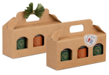 Carton pour verres, brun