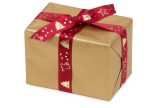 idéal également comme carton extérieur pour emballer des contenus de forme irrégulière avec du papier cadeau