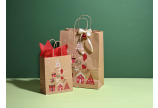 Le motif «Merry Christmas» est disponible en deux tailles – aspect uniforme même avec des contenus de tailles différentes