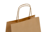 La cordelette en papier torsad&eacute;e assure un confort optimal lors du transport.