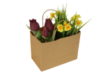 Le sac en papier convient &eacute;galement pour transporter des fleurs, des herbes aromatiques ou de petites plantes.