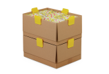 bord d’empilement – pour superposer les cartons ouverts en toute sécurité