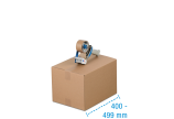 Boîte pliable simple & double cannelure brune, 400 à 499 mm de longueur
