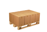 Boîte pliable simple & double cannelure brune, 700 - 1200 mm de longueur