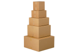 les cartons carrés sont disponibles en différentes tailles
