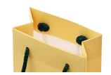 Sac en papier imprimé avec cordelettes en coton 