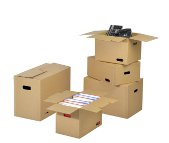 Carton déménagement Z-BOX à 1 et  2 cannelures