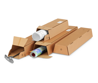 Emballage trapèze MECAPOST® PLUS avec fermeture adhésive