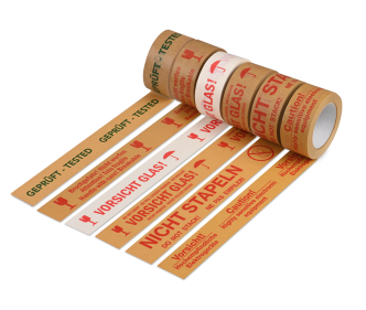 Ruban d'avertissement autocollant en papier