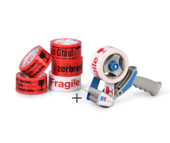 Sets de rubans adhésifs de signalisation 6 rouleaux + dévidoir manuel