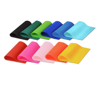Papier de soie en feuille de couleur