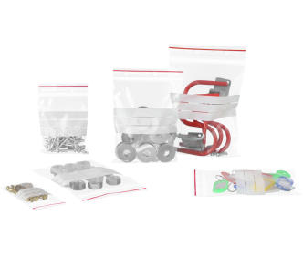 Sachet à fermeture à pression MECAFERM® 50 µm avec zones d'écriture