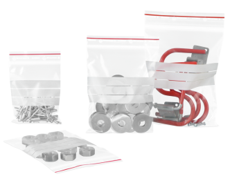 Sachet à fermeture à pression MECAFERM® 75 µm avec zones d'écriture