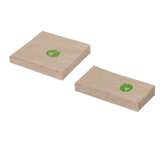 Serviette en ouate de cellulose brune