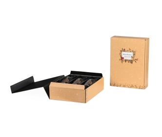 Carton cadeau pour bouteilles WINTERZEIT