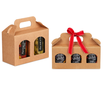 Carton pour verres, brun