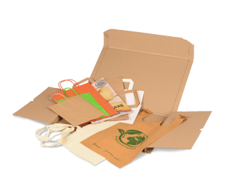 Paquet d'échantillons de sacs à emporter