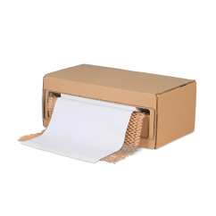 Papier alvéolaire en carton distributeur, papier de soie inclus